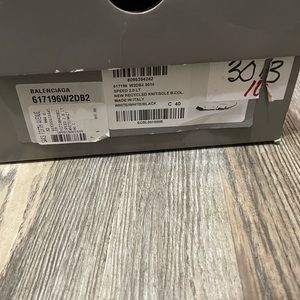 White Balenciaga sock sneakers